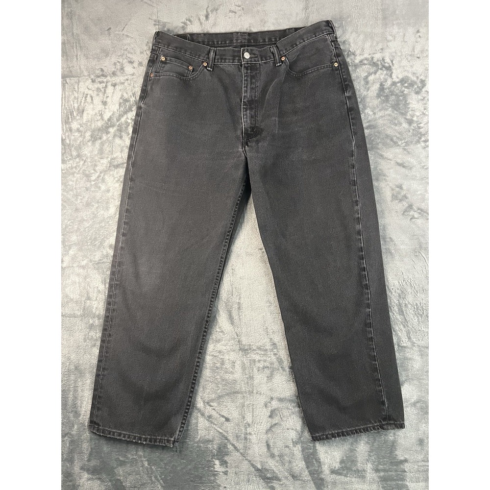 Vintage Levis 550 Black Jeans Mens 40x30 (Measures 38x27) Relaxed Tapered